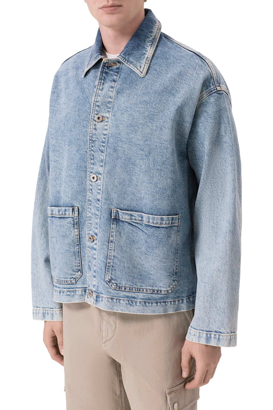 Мужской Emporio Armani Куртка джинсовая (цвет ), артикул EM004722-AF23101 | Фото 4