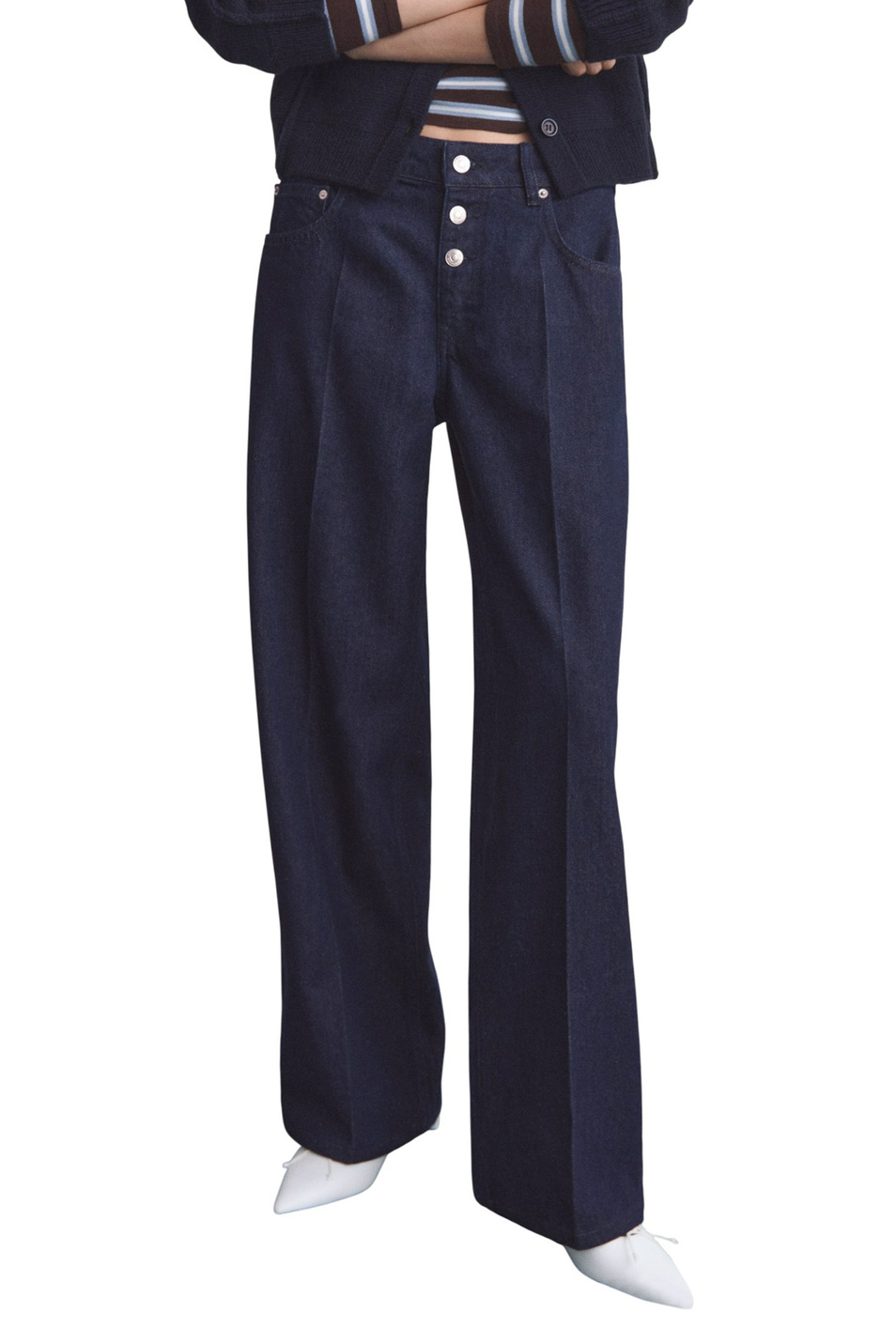 Женский Mango Джинсы MAYA прямого кроя (цвет ), артикул 17016745 | Фото 3