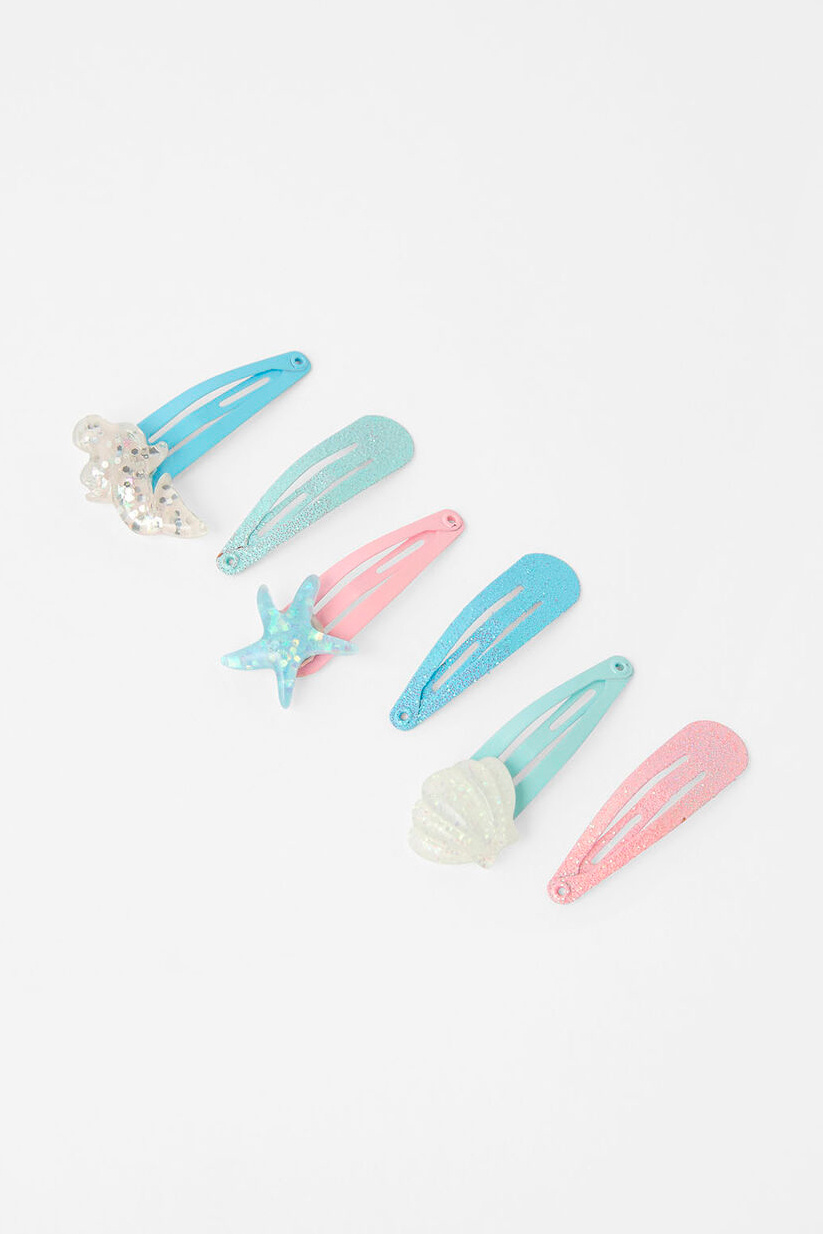 Девочкам Accessorize Набор заколок MERMAID с блестками (цвет ), артикул 183045 | Фото 1
