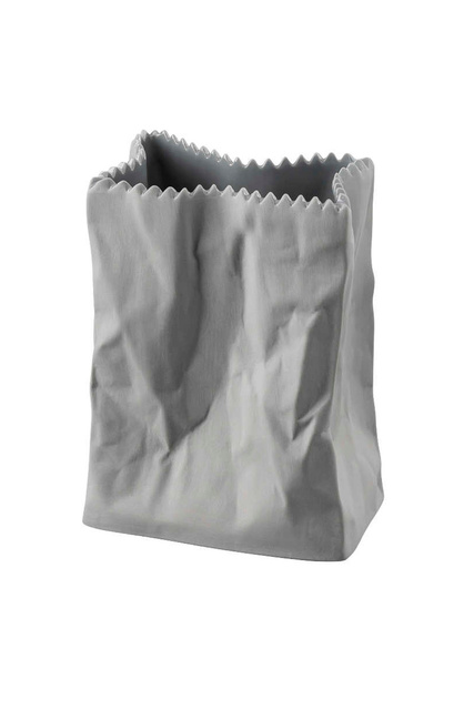 Ваза "Bag Lava" 10 см|Основной цвет:Серый|Артикул:14146-426320-29426 | Фото 1