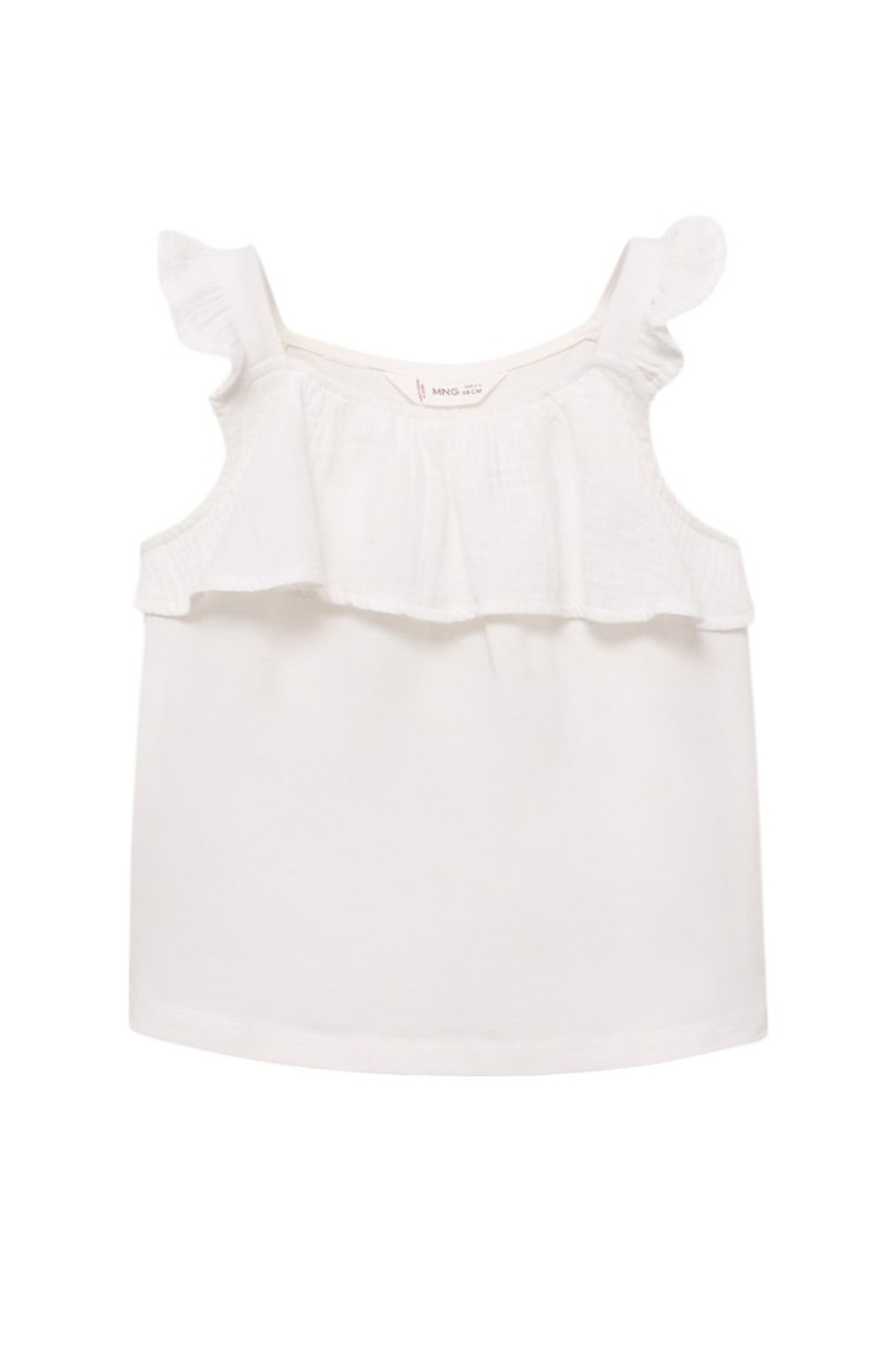 Девочкам Mango Kids Топ MONI из хлопка (цвет ), артикул 87027700 | Фото 1
