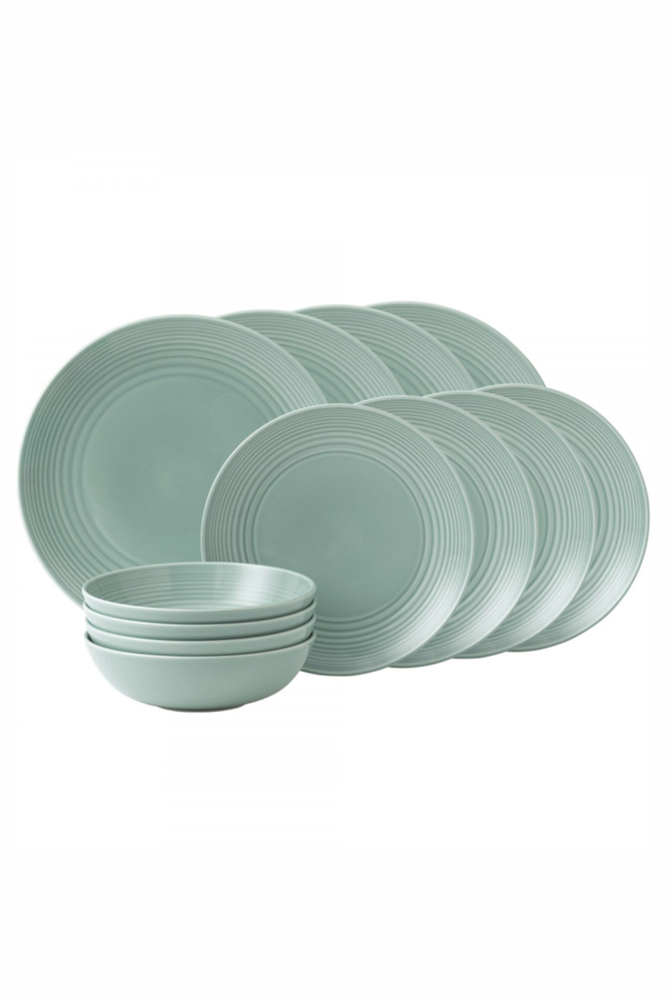 Wedgwood Набор посуды Gordon Ramsay Maze Teal & Dark Grey 12 предметов (цвет ), артикул GRMZTE22417 | Фото 1