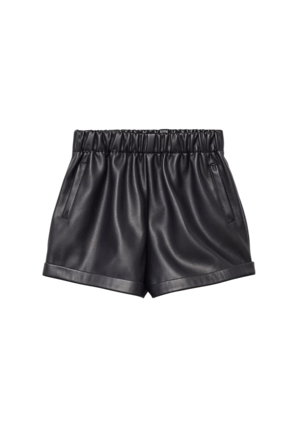 Девочкам Mango Kids Шорты JANAB из искусственной кожи (цвет ), артикул 17086334 | Фото 1