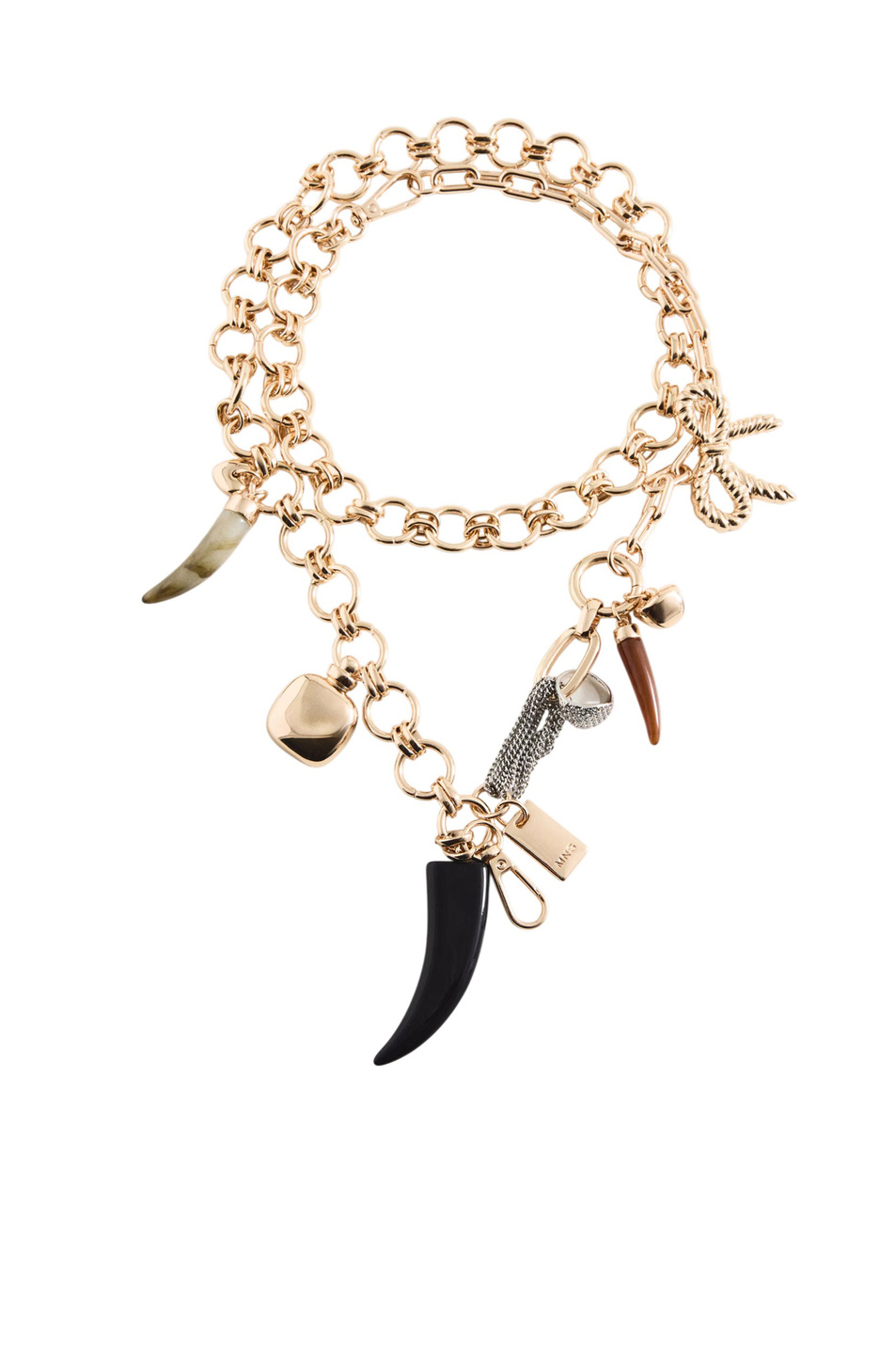 Женский Mango Ожерелье GABRIELA с подвеской (цвет ), артикул 27004786 | Фото 1