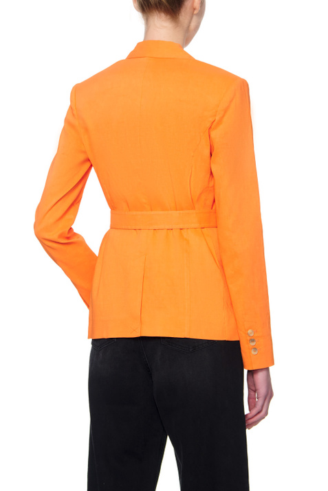 Pinko Однотонный пиджак с поясом ( цвет), артикул 1G17CB7435 | Фото 7