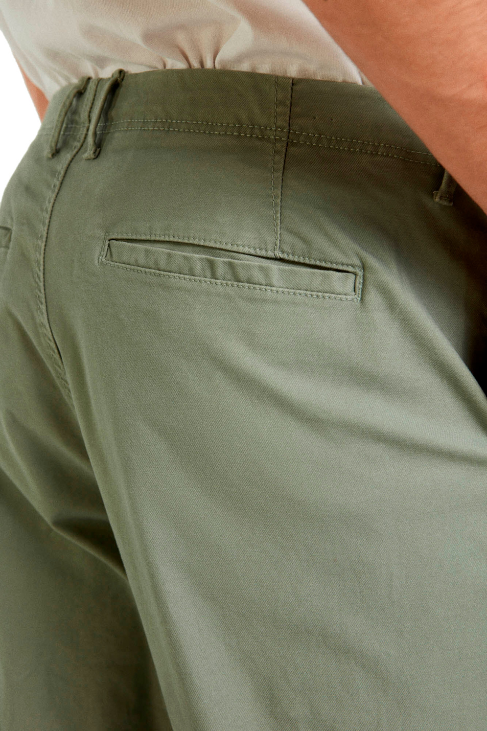 Мужской Springfield Однотонные брюки-чинос (цвет ), артикул 1554923 | Фото 4