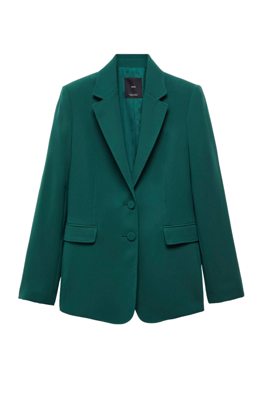 Пиджак IGUANA прямого кроя|Основной цвет:Зеленый|Артикул:67041009 | Фото 1