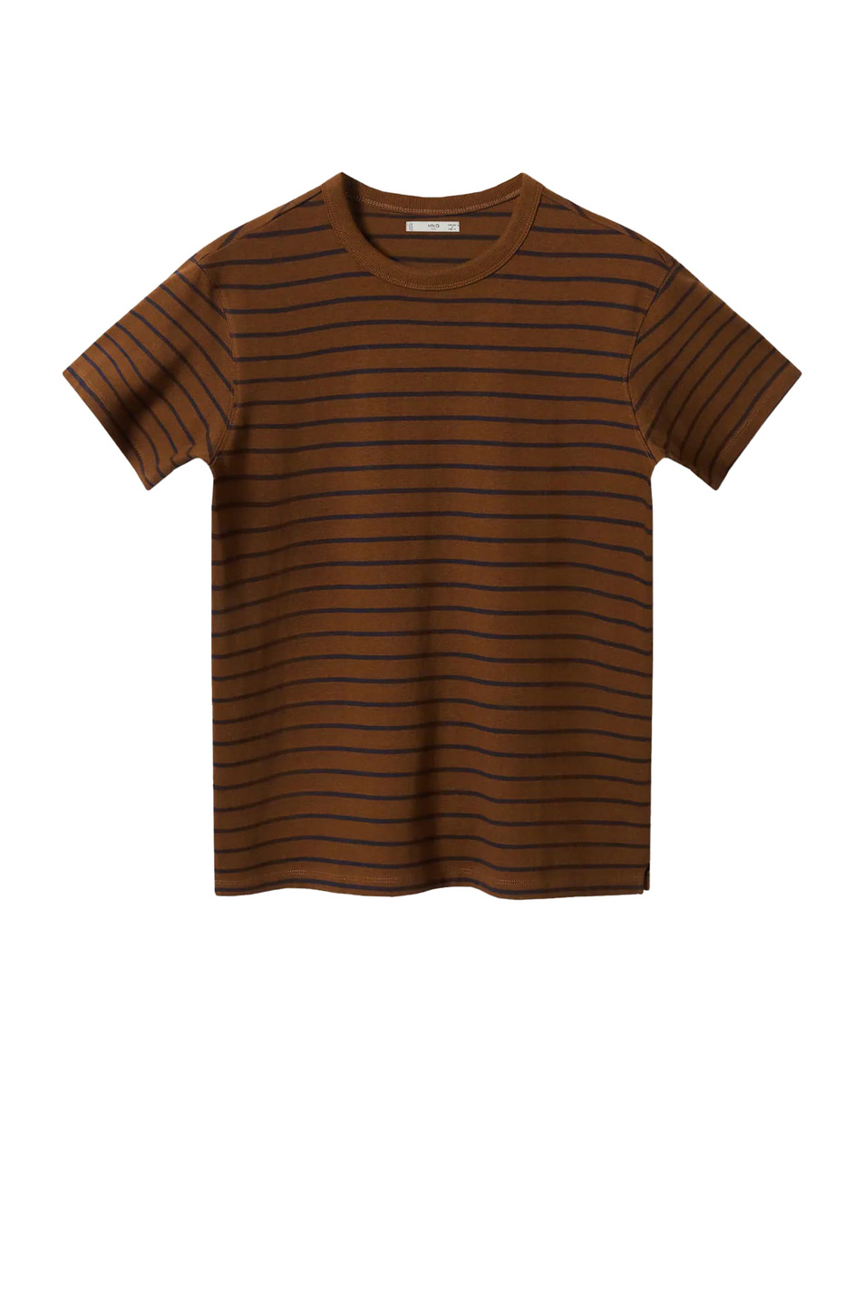 Мужской Mango Man Хлопковая футболка FRENCH в полоску (цвет ), артикул 27084017 | Фото 1