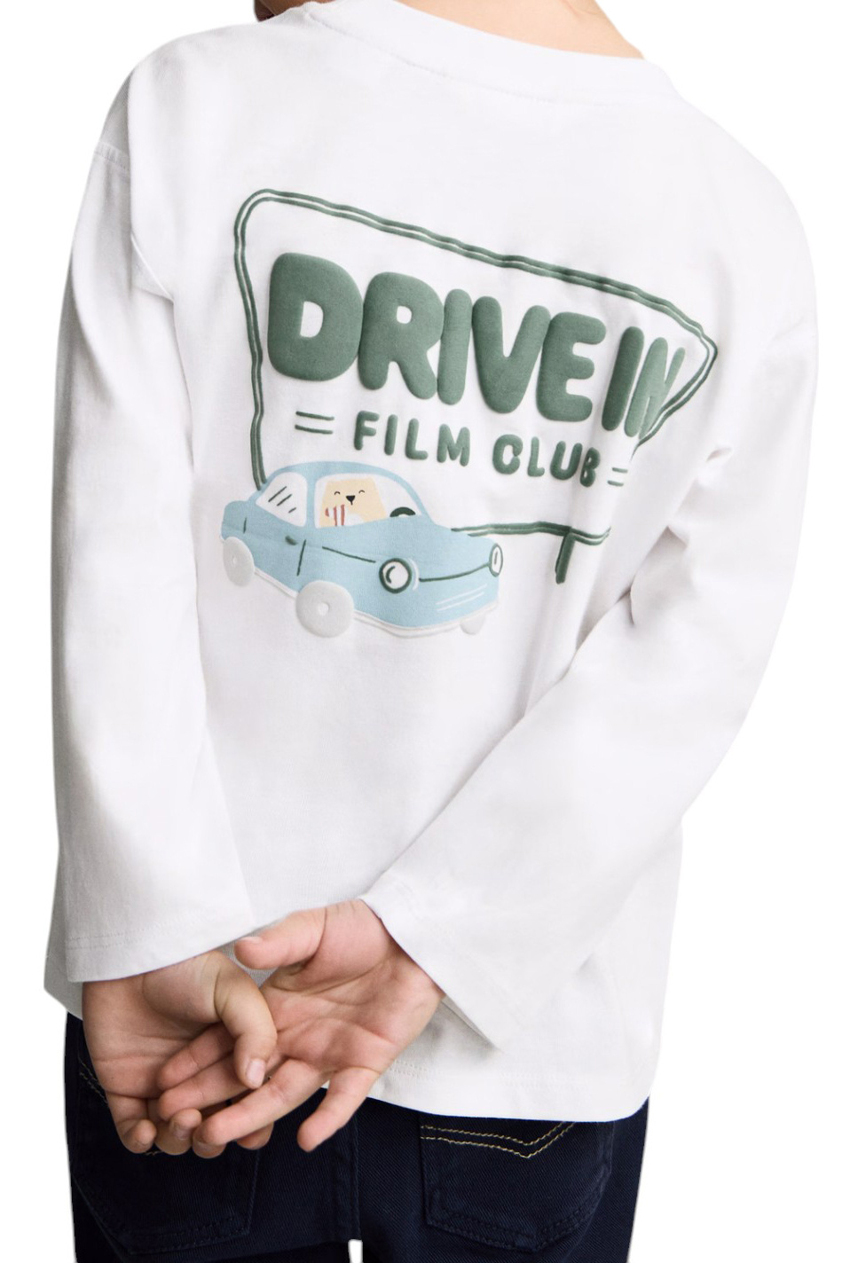 Мальчикам Mango Kids Лонгслив DRIVEIN из хлопка (цвет ), артикул 87033287 | Фото 4
