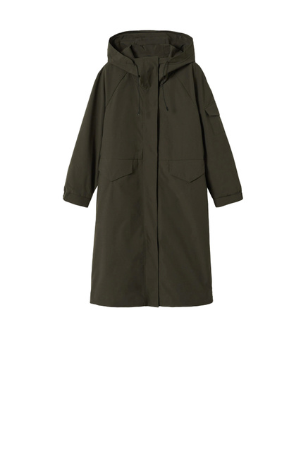 Пальто MERLOT со съемным жилетом|Основной цвет:Хаки|Артикул:17098254 | Фото 1