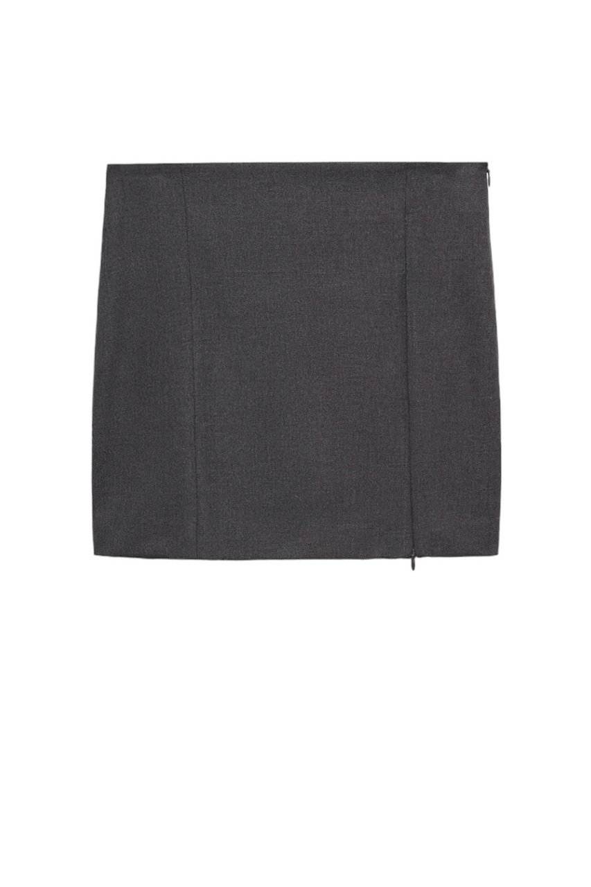 Юбка ELFO с боковой молнией|Основной цвет:Серый|Артикул:67083695 | Фото 1