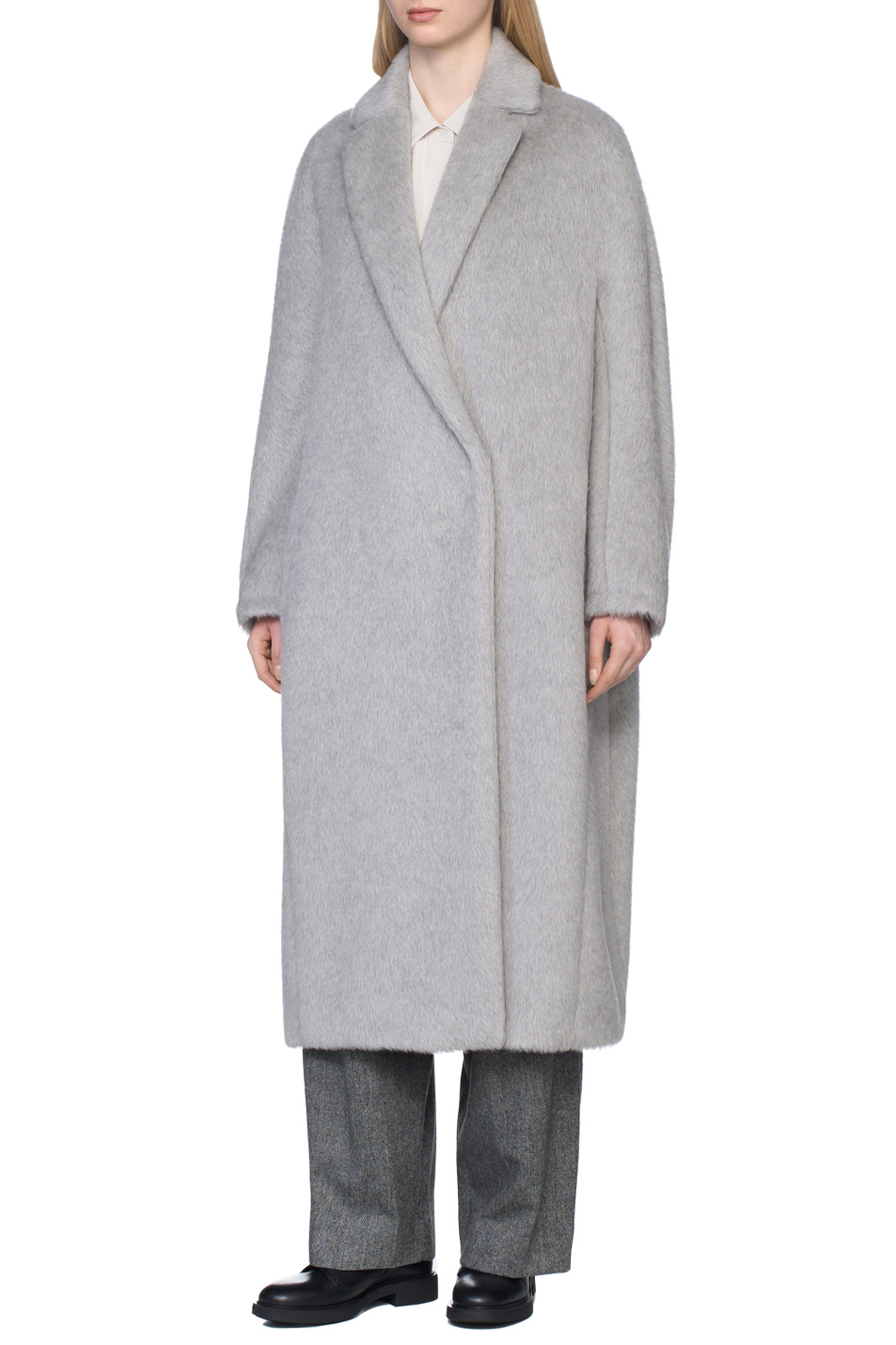 Женский Max Mara Пальто из смесовой пряжи альпаки (цвет ), артикул 2529016123 | Фото 4