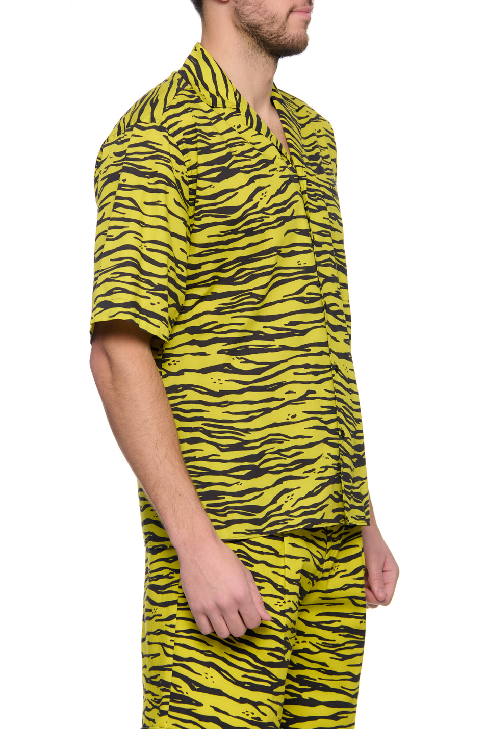 Мужской Moschino Рубашка из натурального хлопка с принтом (цвет ), артикул A0216-2062 | Фото 4