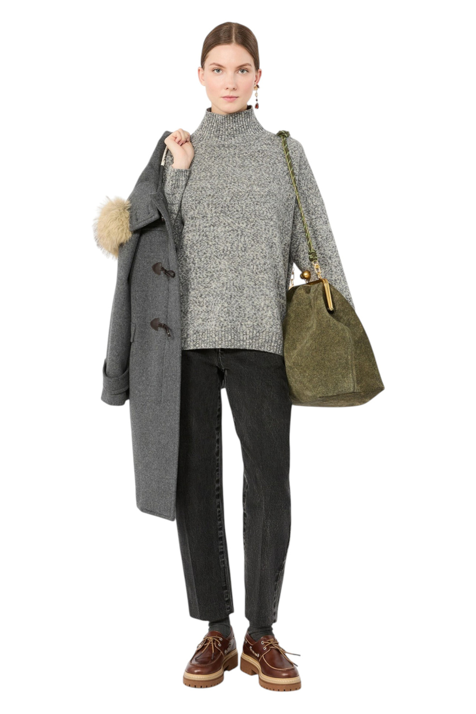 Женский Weekend Max Mara Дэжинсы CEDRO из хлопка (цвет ), артикул 2625186042 | Фото 3