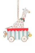 Не имеет пола Gisela Graham Елочная игрушка "Жираф в тележке", 10 см (цвет ), артикул 14641_1 | Фото 1