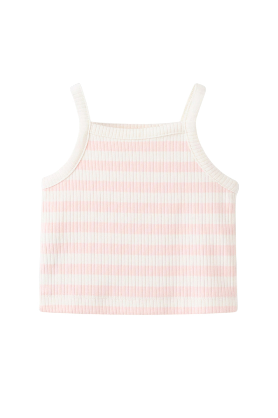 Девочкам Mango Kids Топ BRIB из эластичного хлопка (цвет ), артикул 27006750 | Фото 1