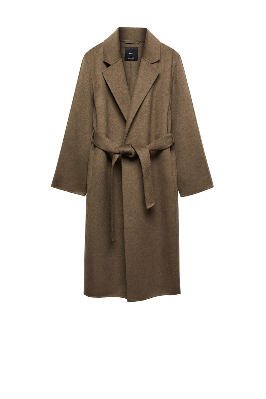 Пальто BATIN с поясом|Основной цвет:Хаки|Артикул:67060444 | Фото 1