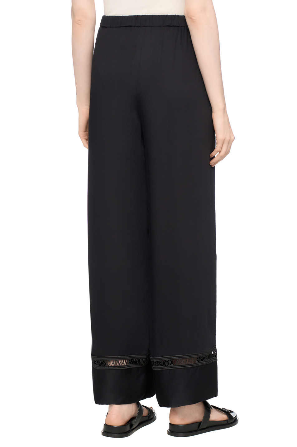 Женский Emporio Armani Брюки из вискозы (цвет ), артикул EW000790-AF12188 | Фото 5