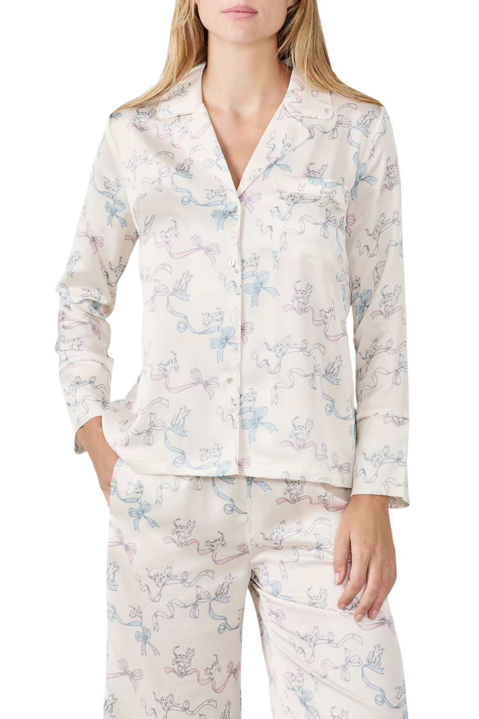 Женский Etam Пижамная рубашка LYNNA с принтом (цвет ), артикул 6556193 | Фото 1