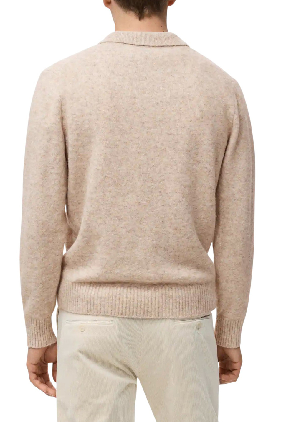 Мужской Mango Man Джемпер поло OREO (цвет ), артикул 17037897 | Фото 4