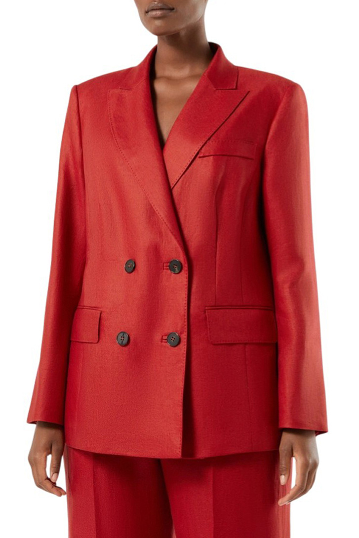 Женский Marina Rinaldi Пиджак NEBBIA изо льна (цвет ), артикул 2617041052 | Фото 3