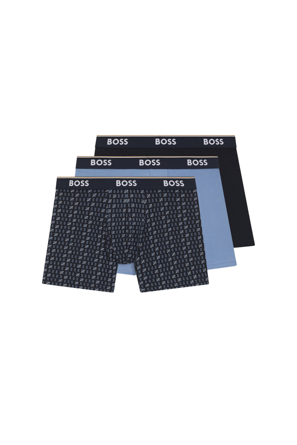 Трусы в комплекте из 3 шт|Основной цвет:Синий Мужской BOSS Трусы в комплекте из 3 шт (цвет ), артикул 50554438 | Фото 1