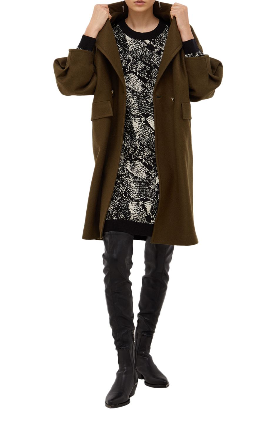 Женский Liu Jo Платье из смесовой вискозы с принтом (цвет ), артикул WF1560MA96J | Фото 2