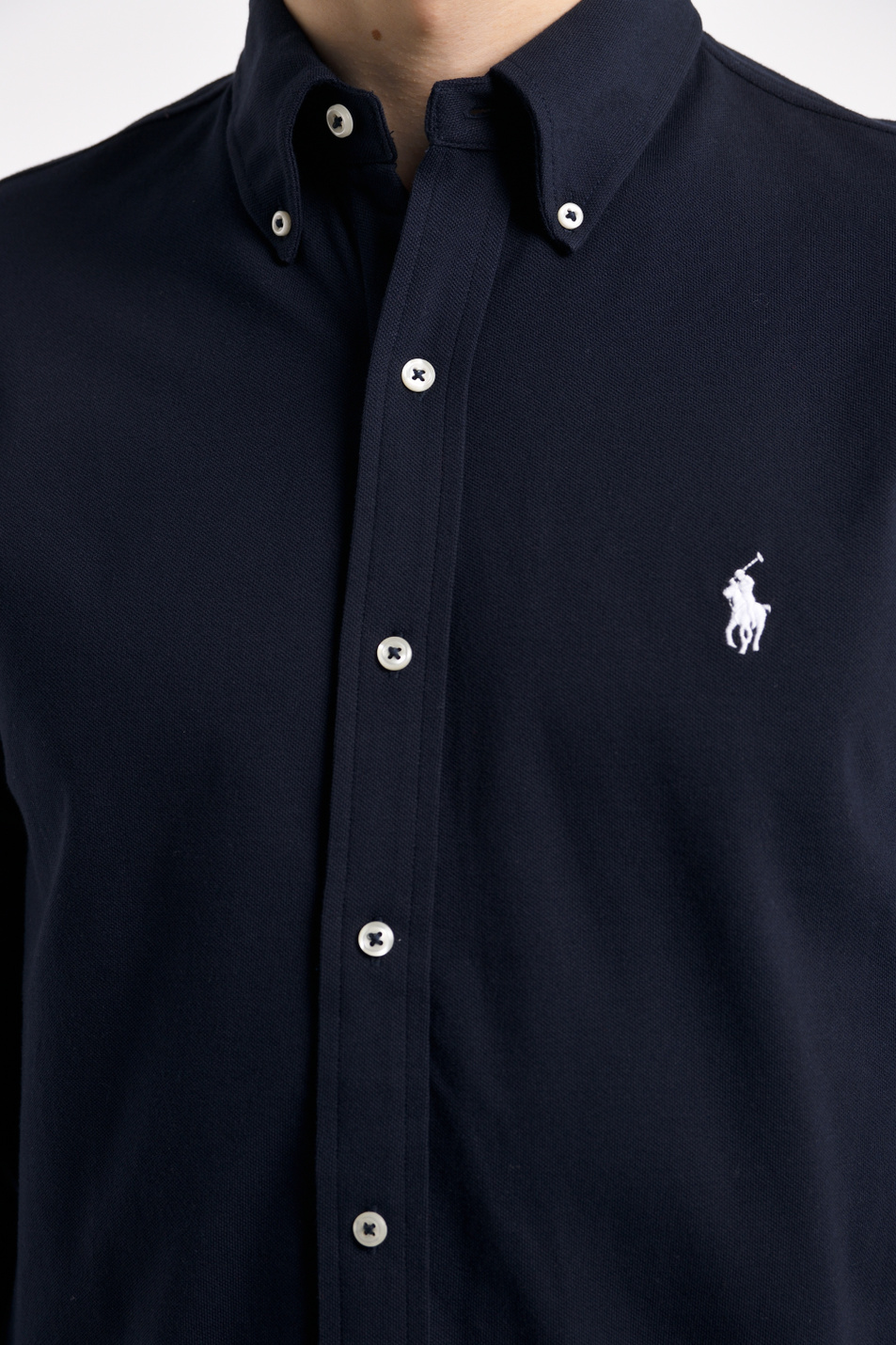 Мужской Polo Ralph Lauren Рубашка из натурального хлопка (цвет ), артикул 710654408016 | Фото 4