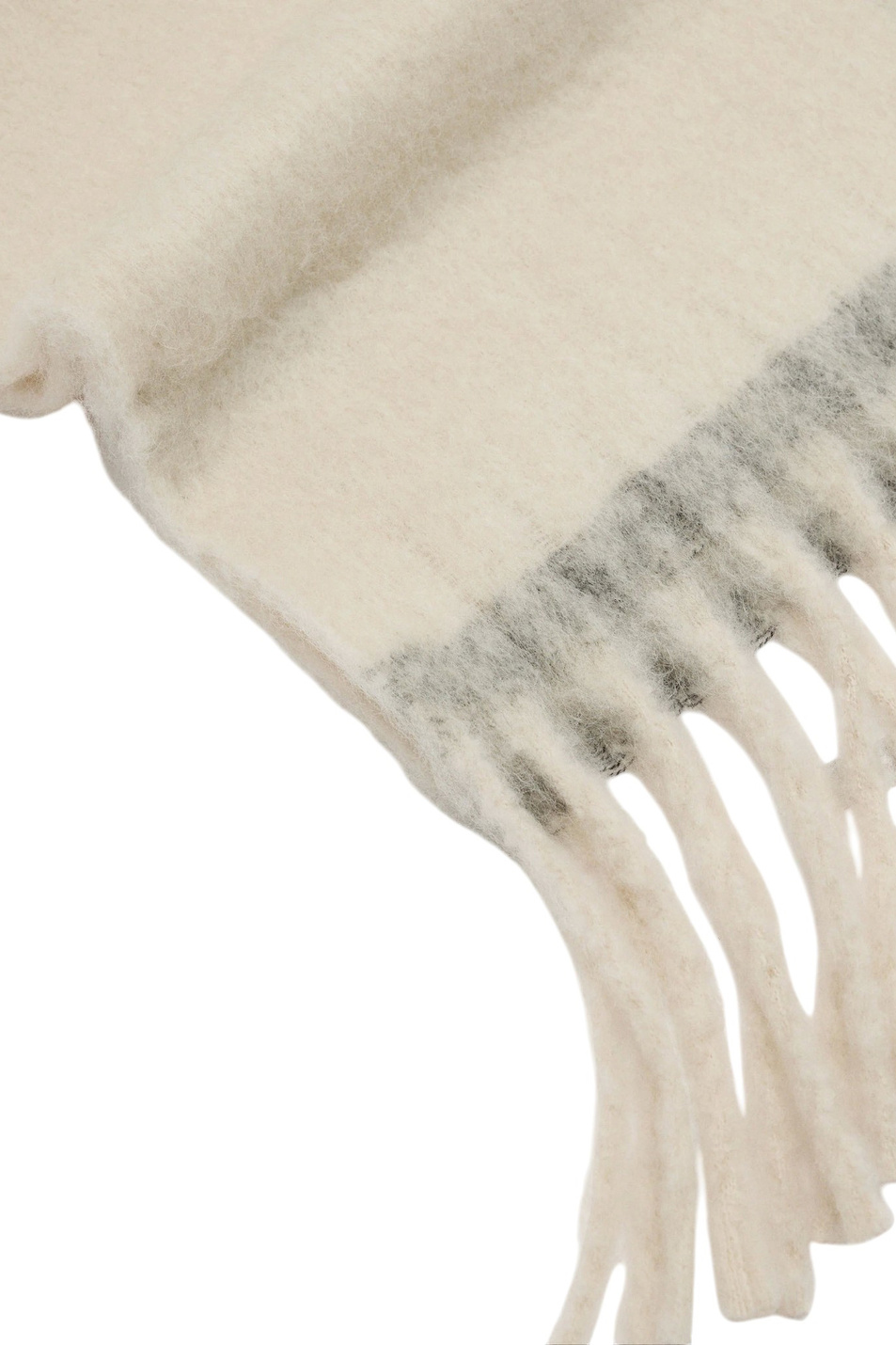 Шарф с бахромой|Основной цвет:Кремовый Женский Parfois Шарф с бахромой (цвет ), артикул 241405 | Фото 2