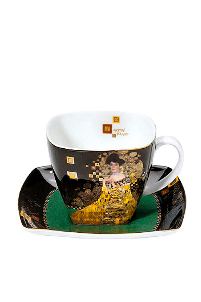 Чашка кофейная с блюдцем «Адель Блох-Бауэр», 250 мл|Основной цвет:Разноцветный|Артикул:66-884-22-2 | Фото 1