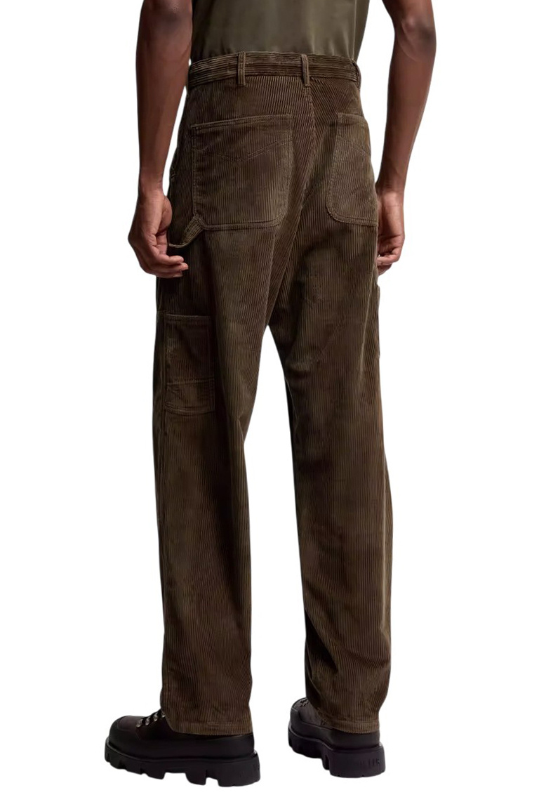 Брюки штроксовые|Основной цвет:Хаки Мужской Moncler Брюки штроксовые (цвет ), артикул K20912A00023-549UU | Фото 4