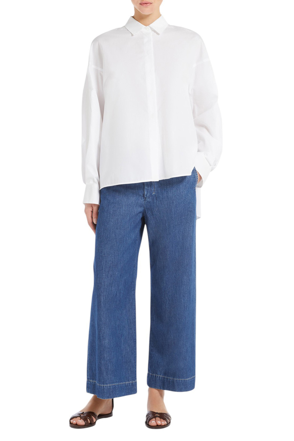 Женский Max Mara Рубашка MARIKA из хлопка (цвет ), артикул 2519191063 | Фото 2