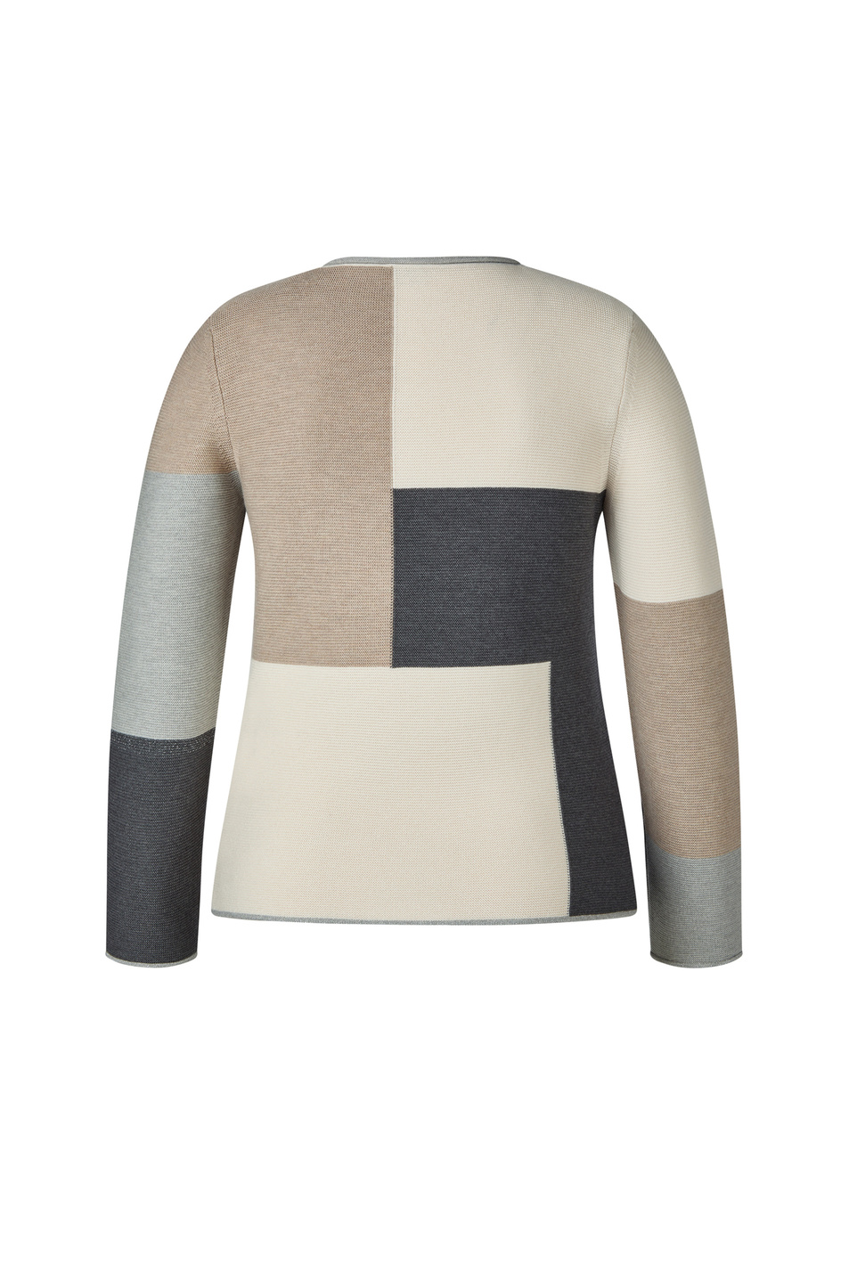 Джемпер из смесового хлопка|Основной цвет:Бежевый Женский Rabe Джемпер из смесового хлопка (цвет ), артикул 55-121630 | Фото 2