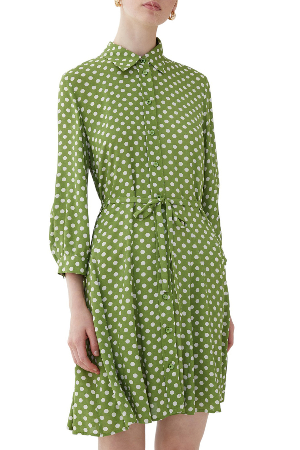 Женский iBLUES Платье-рубашка BALZA с принтом (цвет ), артикул 2417221041 | Фото 3