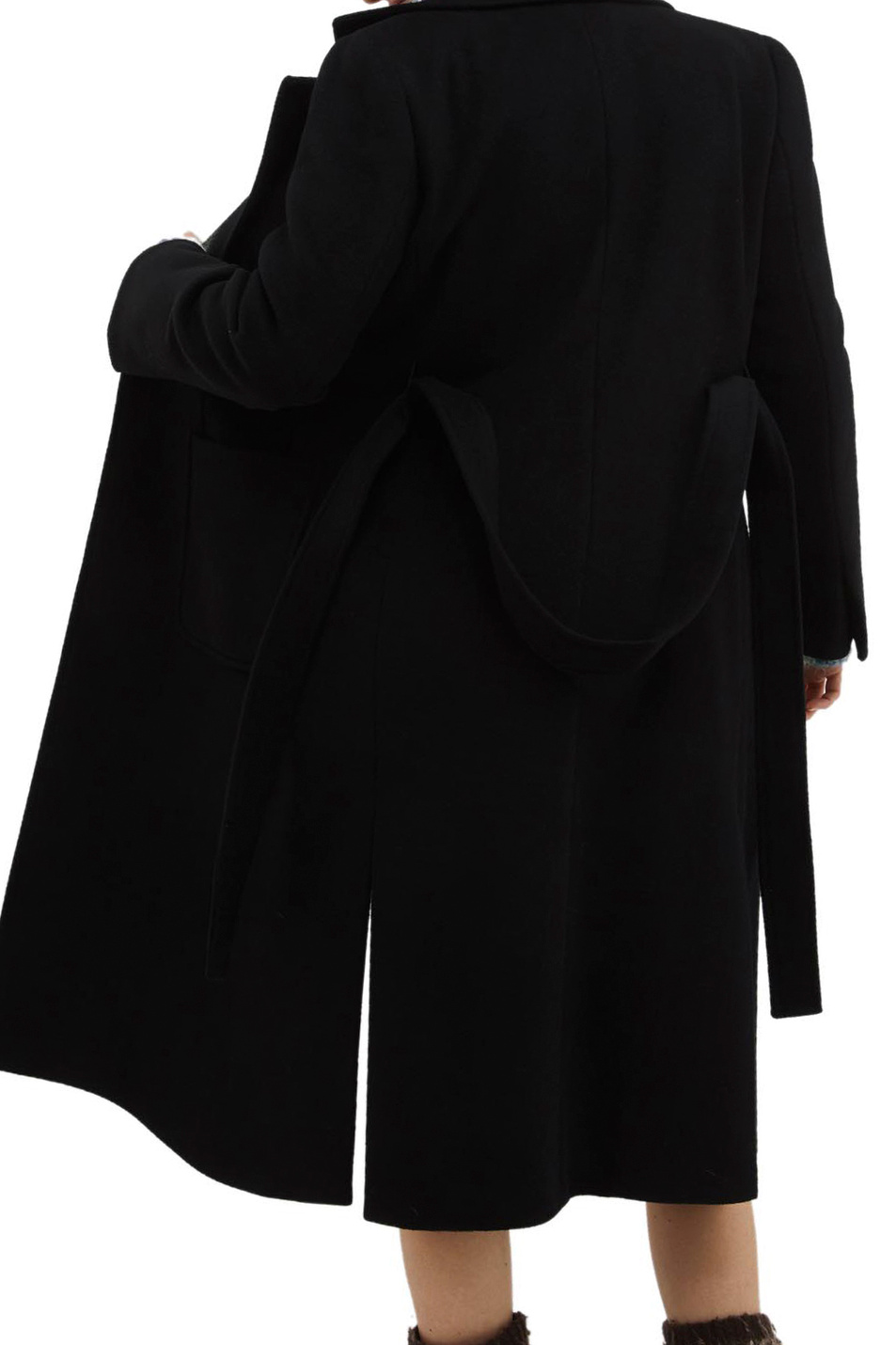 Женский Max&Co Пальто RUNAWAY из шерсти с поясом (цвет ), артикул 40149722 | Фото 4