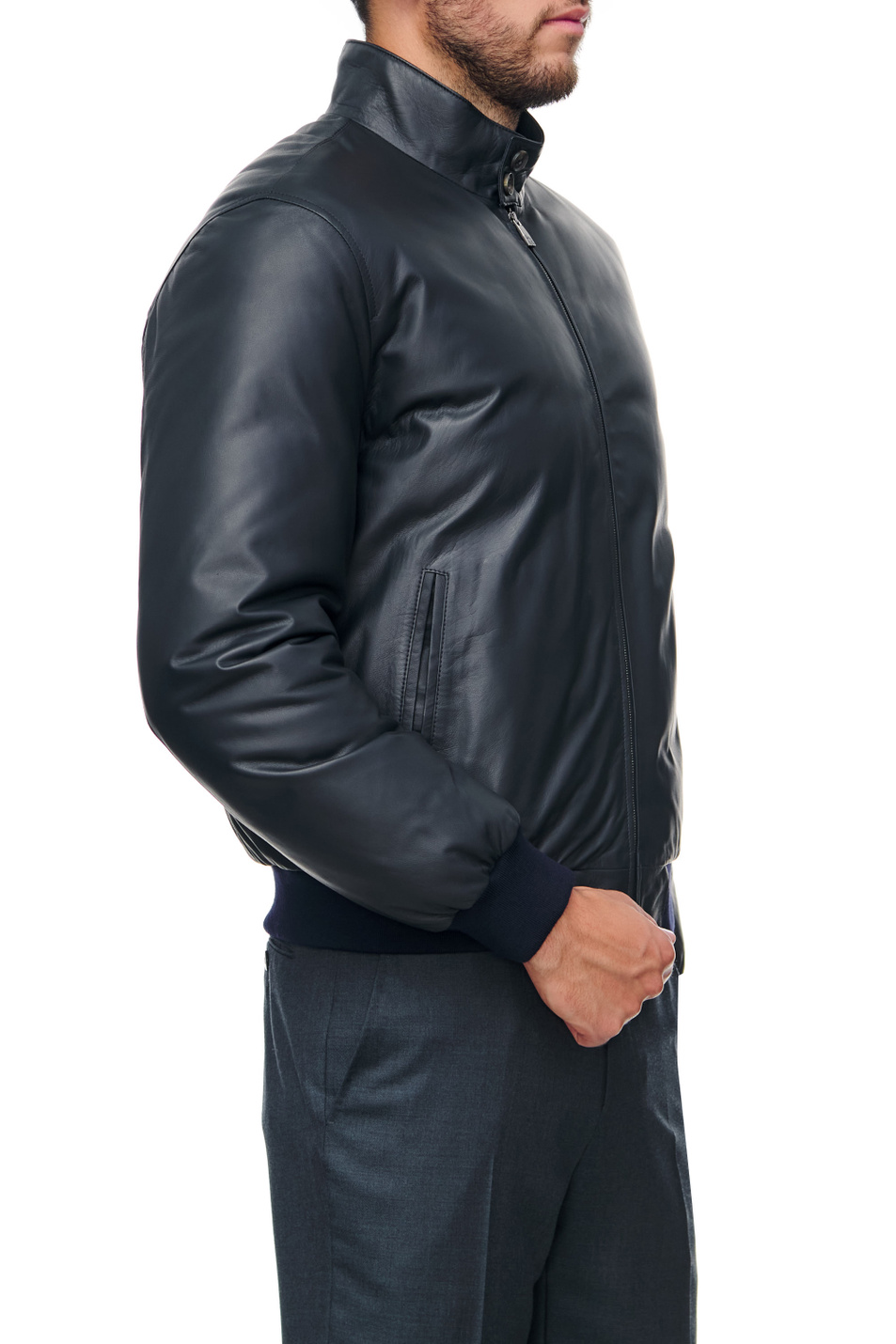 Мужской Corneliani Куртка с эластичными манжетами и воротником-стойкой (цвет ), артикул 90L5E8-2820105 | Фото 4