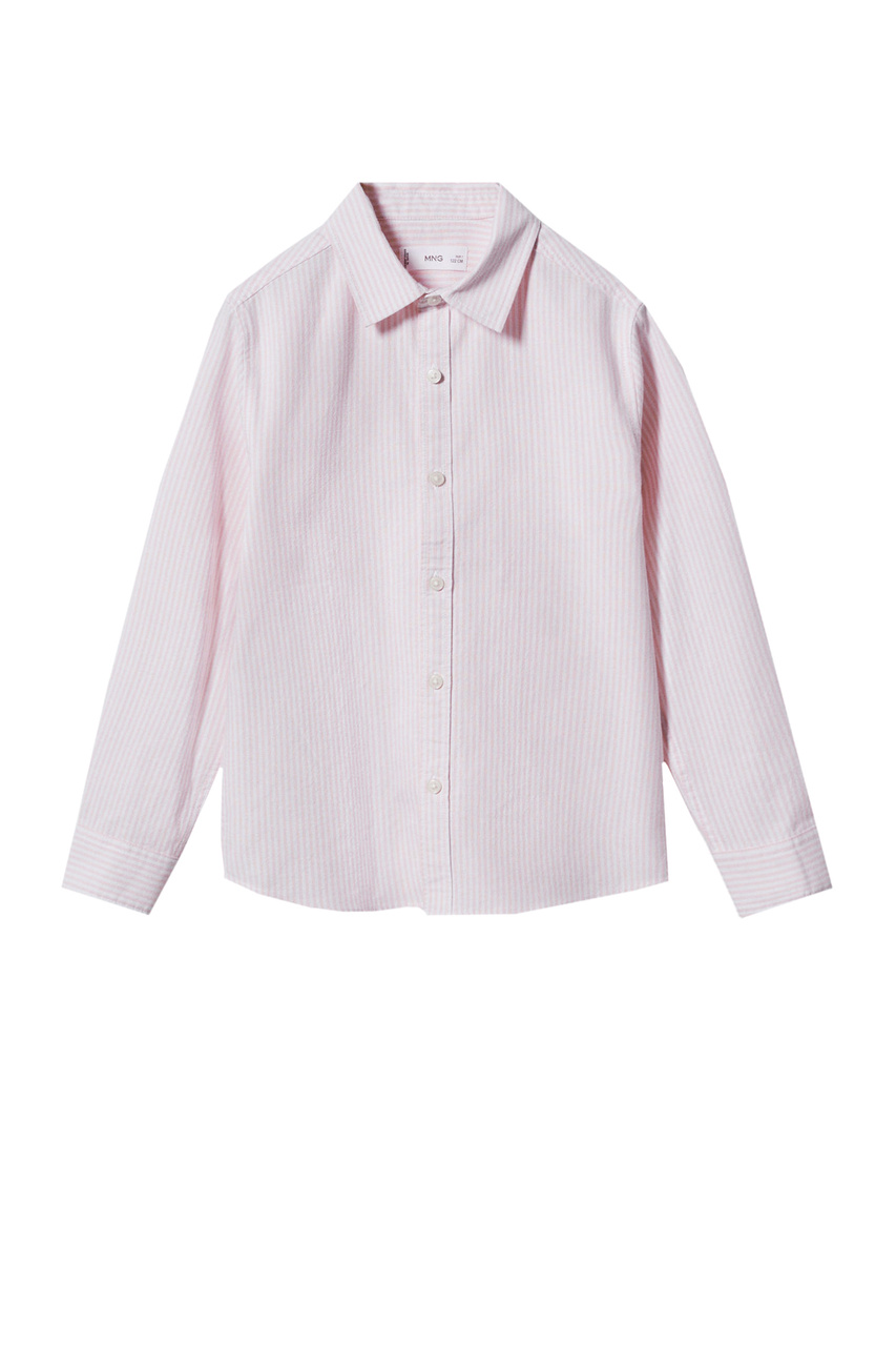 Рубашка OXFORDR в полоску|Основной цвет:Пудровый|Артикул:47040049 | Фото 1