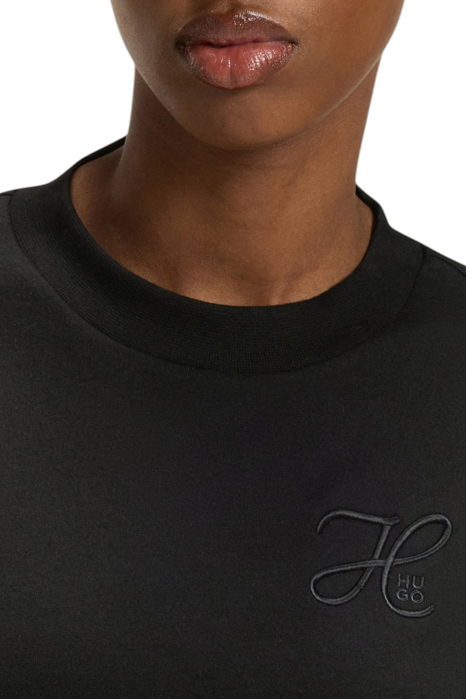 Женский HUGO Футболка Vintage Tee с вышивкой (цвет ), артикул 50550901 | Фото 5