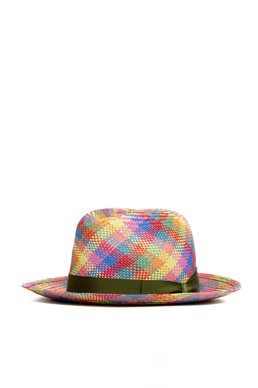 Шляпа со средними полями|Основной цвет:Разноцветный|Артикул:141226 | Фото 1