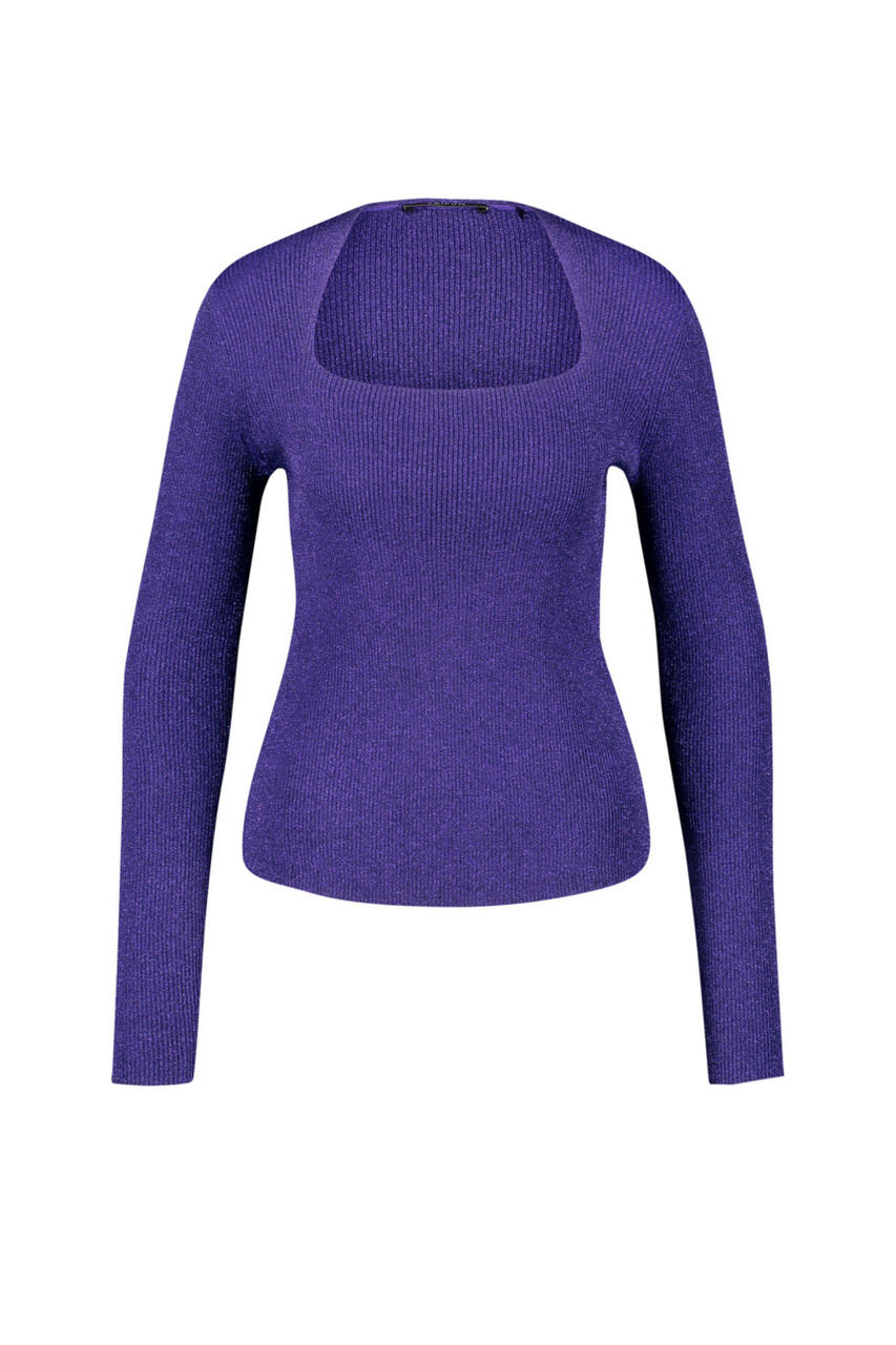 Джемпер из смесовой вискозы|Основной цвет:Фиолетовый|Артикул:572305-15005 | Фото 1