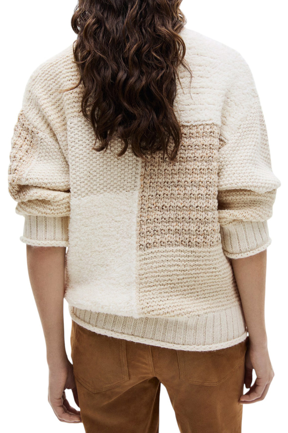 Женский Mango Свитер PARCH с высоким воротником (цвет ), артикул 77007728 | Фото 4