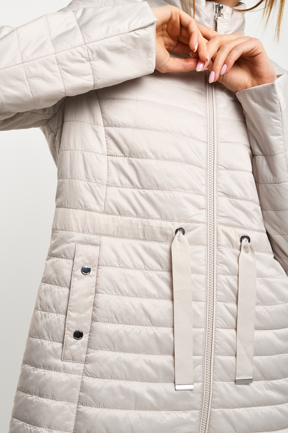 Женский Gerry Weber Плащ стеганый с утеплителем на двухсторонней молнии (цвет ), артикул 350219-31179 | Фото 5