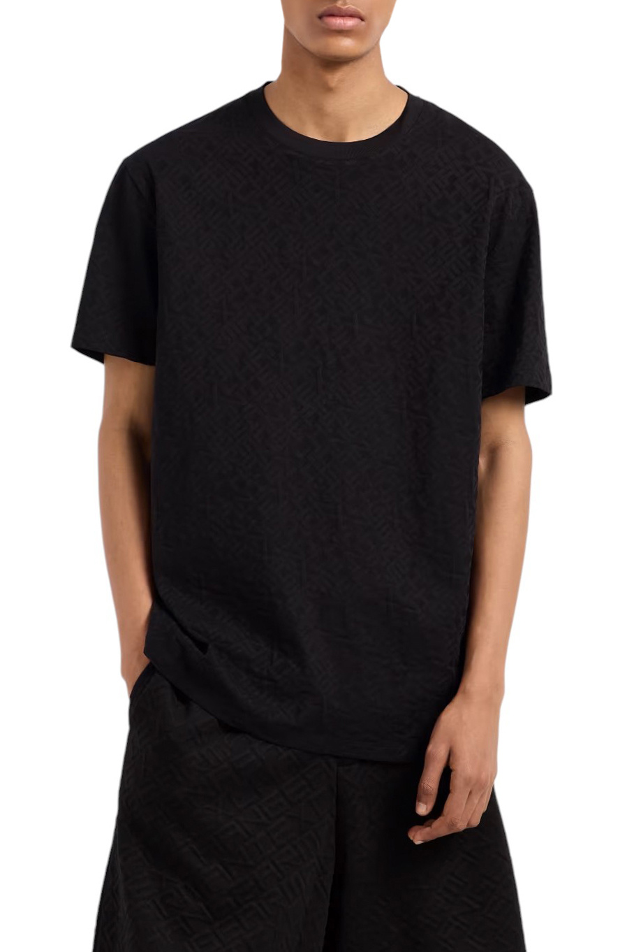 Мужской Armani Exchange Футболка с логотипом (цвет черный), артикул XM000478-AF10337 | Фото 3