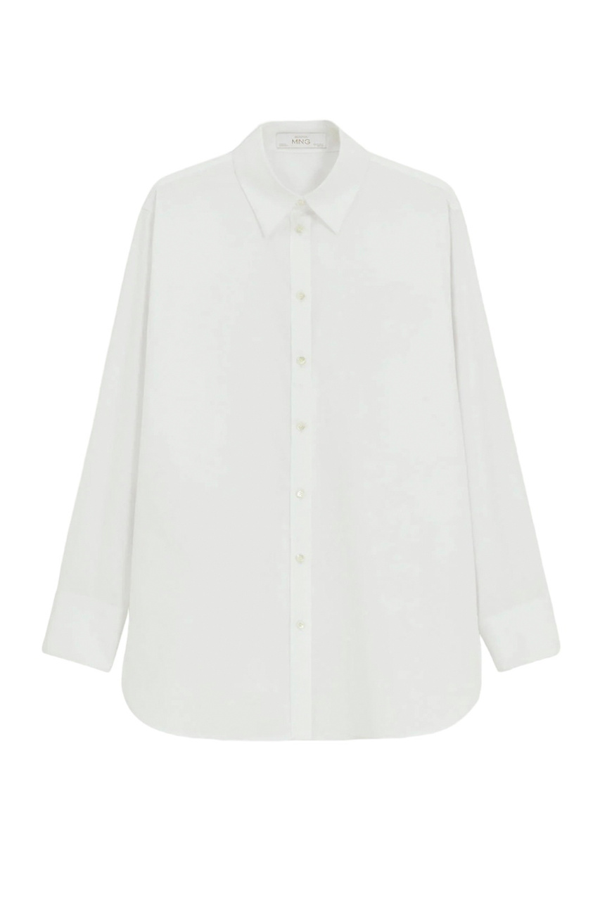 Рубашка JUST из натурального хлопка|Основной цвет:Белый|Артикул:57095808 | Фото 1