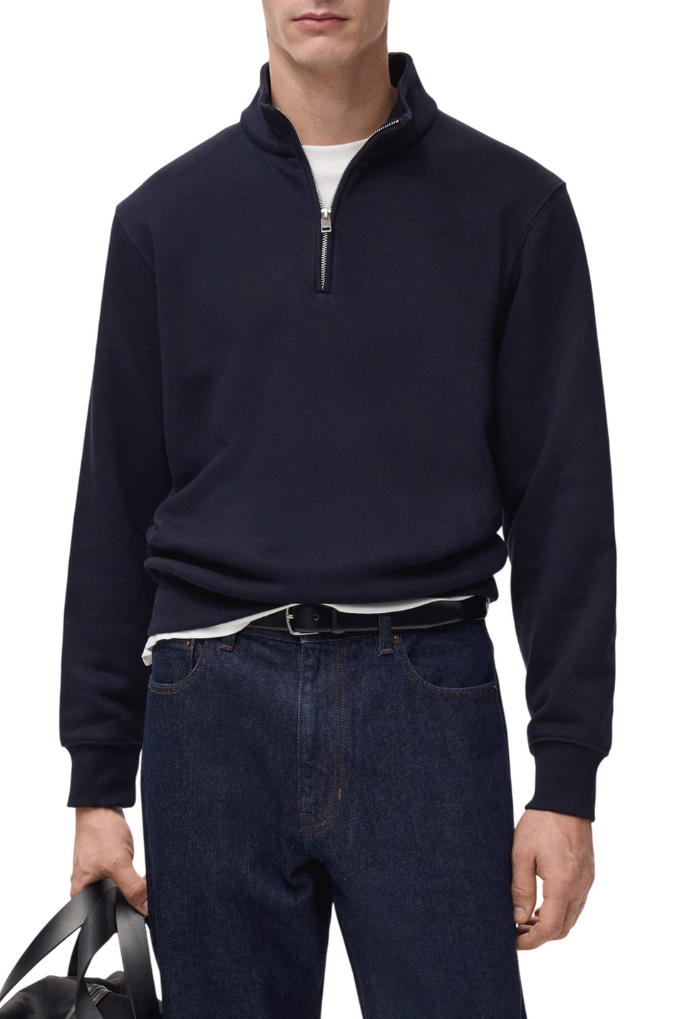 Мужской Mango Man Толстовка WINNY с воротником на молнии (цвет ), артикул 27021265 | Фото 3