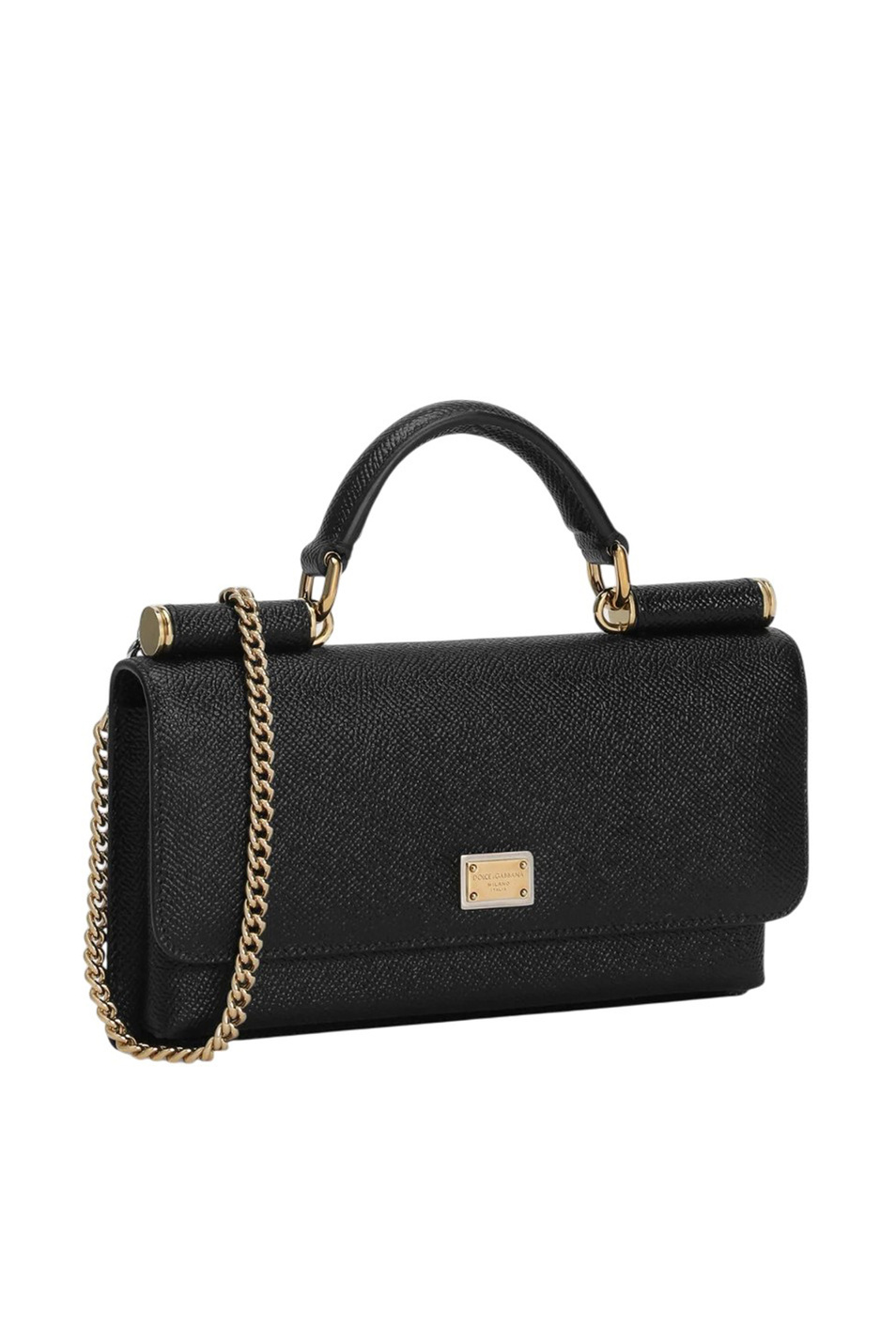 Сумка Sicily из натуральной кожи|Основной цвет:Черный Женский Dolce & Gabbana Сумка Sicily из натуральной кожи (цвет ), артикул BI3280-A1001 | Фото 2