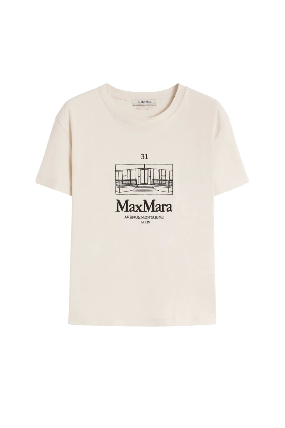Женский Max Mara Футболка BELLA из хлопка (цвет ), артикул 2619971021 | Фото 1