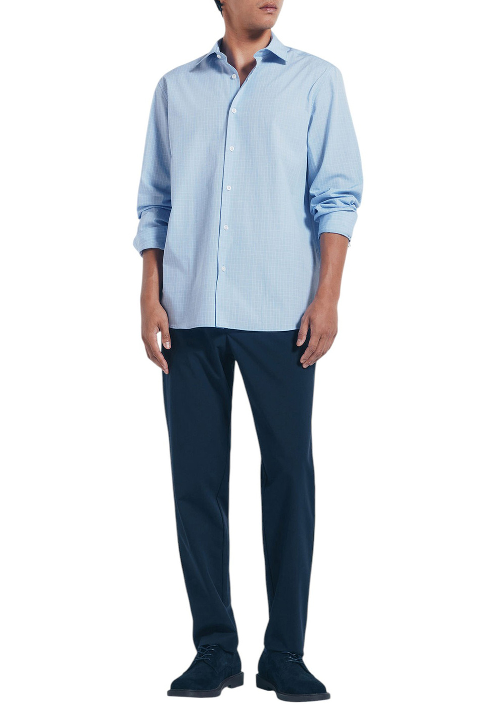 Мужской Springfield Рубашка из натурального хлопка (цвет ), артикул 1502914 | Фото 2