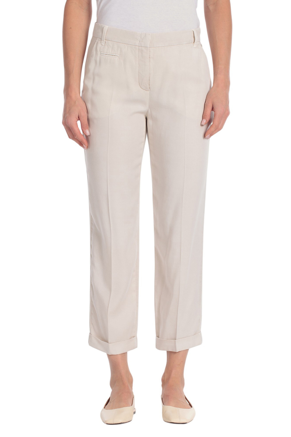 Женский Gerry Weber Брюки укороченные из лиоцелла (цвет ), артикул N67181 | Фото 3