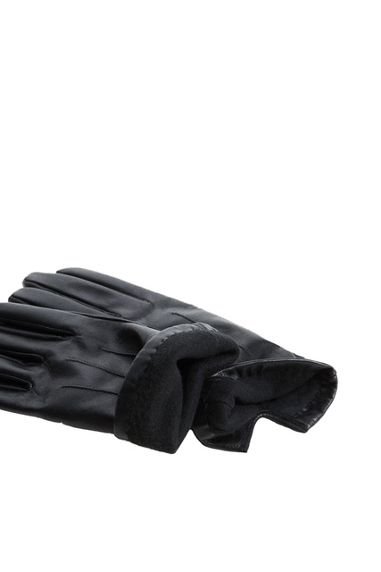 Перчатки SOFIA из натуральной кожи|Основной цвет:Черный|Артикул:37064021 | Фото 2